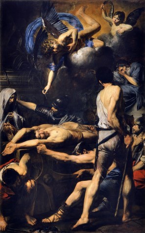 성 프로체소와 성 마르티니아노의 순교_by Valentin de Boulogne_in the Vatican Pinacoteca.jpg